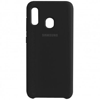 Накладка Silicone Cover for Samsung A30 / A20 2019 Black