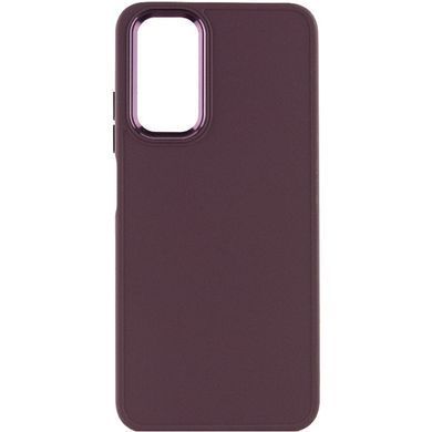 TPU чохол Bonbon Metal Style для Samsung Galaxy A23 4G Бордовий / Plum