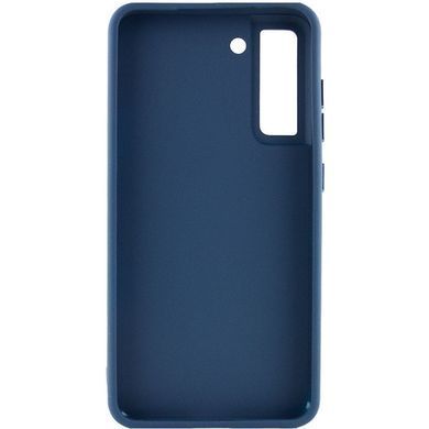 TPU чохол Bonbon Metal Style для Samsung Galaxy S21 FE Синій / Cosmos blue