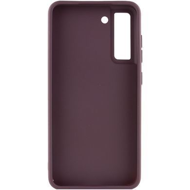 TPU чохол Bonbon Metal Style для Samsung Galaxy S24 (Бордовый / Plum)