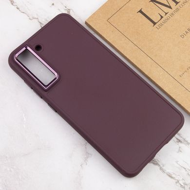 TPU чохол Bonbon Metal Style для Samsung Galaxy S24 (Бордовый / Plum)
