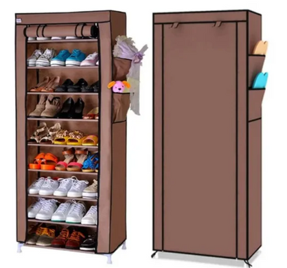Стелаж для зберігання взуття Shoe Cabinet 160X60Х30 Полка для взуття Тканинний стелаж для взуття