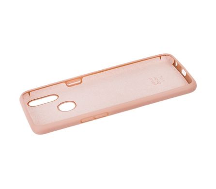 Чехол для Samsung Galaxy A10s (A107) Silicone Full розовый-песок  c закрытым низом и микрофиброю