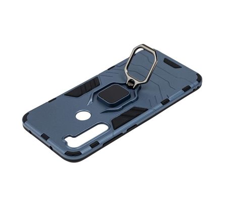 Ударопрочный чехол Transformer Ring for Magnet для Xiaomi Redmi Note 8 Серый Противоударный, бронированный