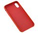 Чехол для iPhone X / Xs Leather classic "красный"