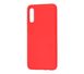 Чохол для Samsung Galaxy A70 (A705) Silicone Full червоний з закритим низом і мікрофіброю