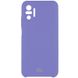 Чохол для Xiaomi Redmi Note 10 Pro Silicone Full camera (AAA) захист камери Бузковий / Elegant Purple