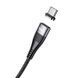 Кабель HOCO Type-C to Type-C Vortex magnetic charging data cable U99 |1m, 5A, 100W| Black, Black