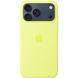 Чохол Silicone case Original 1:1 (AAA) with Magsafe для Apple iPhone 17 Pro Max (Неоново-жовтий / Neon Yellow)