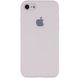 Чехол Apple silicone case for iPhone 7/8 с микрофиброй и закрытым низом Серый / Stone