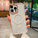 Чехол для iPhone 14 Pro Matte Acrylic MagSafe Pink Sand