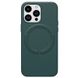 Чохол для iPhone 13 Pro New Leather Case With Magsafe Forest Green