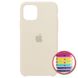Чехол Apple silicone case for iPhone 11 Pro с микрофиброй и закрытым низом White