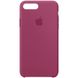 Чохол silicone case for iPhone 7 Plus/8 Plus Pomegranate / Бордовий