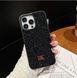 Чехол для iPhone 14 Pro Swarovski со стразами Black