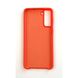 Чехол для Samsung Galaxy S21 Plus Silky Soft Touch "оранжевый"