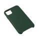 Чехол для iPhone 11 Leather сase (Leather) зеленый лес