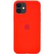 Чехол для iPhone 11 Silicone Full red / красный / закрытый низ