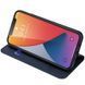 Чехол-книжка Dux Ducis с карманом для визиток для Apple iPhone 12 mini (5.4") (Синий)