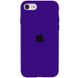 Чохол Silicone Case Full Protective (AA) для Apple iPhone SE (2020) (Фіолетовий / Purple)