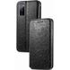 Кожаный чехол книжка GETMAN Mandala (PU) для Samsung Galaxy S20 FE (Черный)