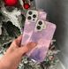 Мраморный Чехол для iPhone 11 Marble Shine Purple