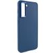 TPU чехол Bonbon Metal Style для Samsung Galaxy S21 FE Синий / Cosmos blue