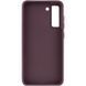 TPU чохол Bonbon Metal Style для Samsung Galaxy S24 (Бордовый / Plum)