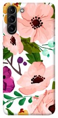 Чохол для Samsung Galaxy S21 + PandaPrint Акварельні квіти квіти