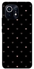 Чехол для Xiaomi Mi 11 PandaPrint Сердечки паттерн