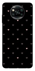 Чехол для Xiaomi Poco X3 NFC PandaPrint Сердечки паттерн
