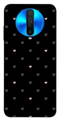 Чехол для Xiaomi Redmi K30 PandaPrint Сердечки паттерн