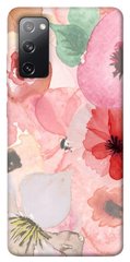 Чехол для Samsung Galaxy S20 FE PandaPrint Акварельные цветы 3 цветы
