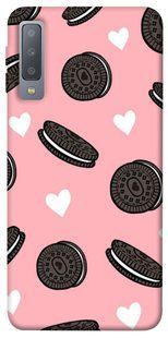 Чохол для Samsung A750 Galaxy A7 (2018) PandaPrint Печиво Opeo pink патерн