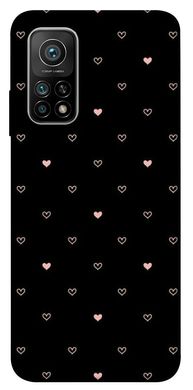 Чехол для Xiaomi Mi 10T PandaPrint Сердечки для паттерн