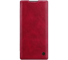 Чохол книжка для Samsung Galaxy Note 10 (N970) Nillkin Qin series червоний