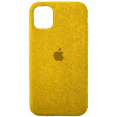 Чохол ALCANTARA Case Full для Apple iPhone 12 Pro / 12 (6.1 "") Жовтий