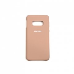 Чехол для Samsung Galaxy S10e (G970) Silicone cover бледно-розовый