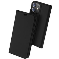 Чехол-книжка Dux Ducis с карманом для визиток для Apple iPhone 12 mini (5.4") (Черный)