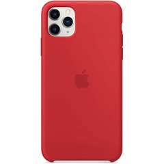 Чехол Silicone case Original 1:1 (AAA) для Apple iPhone 11 Pro Max (6.5") (Красный / Red) Лучшее качество!!