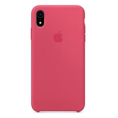 Чохол Silicone case orig 1: 1 (AAA) для Apple iPhone X / Xs (Рожевий / Hibiscus)