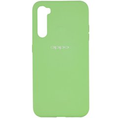 Чехол Silicone Cover Full Protective (A) для OPPO Realme 6 Pro Зелёный/Pistachio