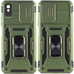 Удароміцний чохол Camshield Army Ring для Xiaomi Redmi 9A Оливковий / Army Green