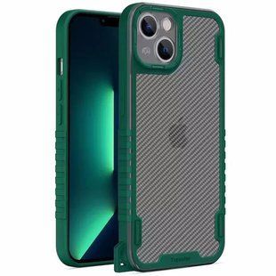 Чехол TPU+PC TRAVEL Carbon для Apple iPhone 13 (6.1"") Зеленый