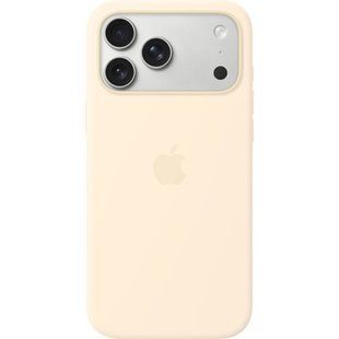 Чехол Silicone case Original 1:1 (AAA) with Magsafe для Apple iPhone 17 Pro Max (Ванильный / Vanilla)