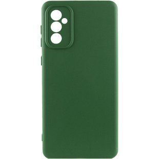 Чехол Silicone Cover Lakshmi Full Camera (A) для Samsung Galaxy M34 5G Зеленый / Dark green