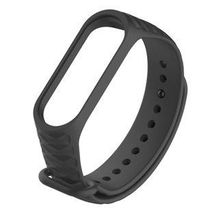 Ремінець Rhomb для Xiaomi Mi Band 3/4 (Сірий / Dark Gray)