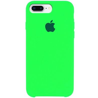 Чехол silicone case for iPhone 7 Plus/8 Plus Neon Green / Зеленый