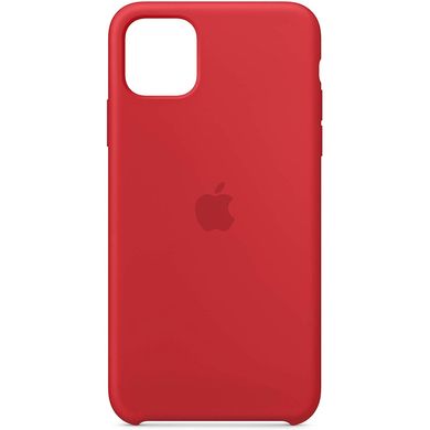 Чехол Silicone case Original 1:1 (AAA) для Apple iPhone 11 Pro Max (6.5") (Красный / Red) Лучшее качество!!