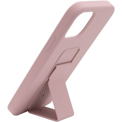 Чехол Silicone Case Hand Holder для Apple iPhone 12 mini (5.4") (Розовый / Pink Sand)